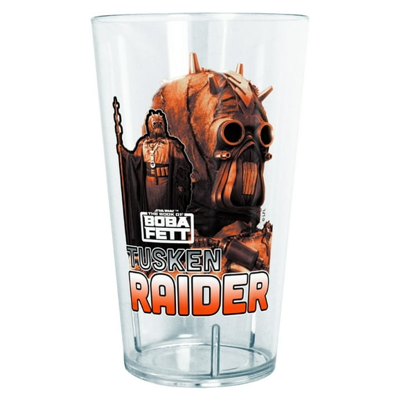 Star Wars: The Book of Boba Fett Tusken Raider Outlaw Hunter Tritan Drinking Cup Clear 24 oz.