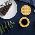 thumbnail image 6 of FMSHPON Moros Triangle Geometric Orange Pattern Set of 4 Round Coaster for Drinks, Absorbent Ceramic Stone Coasters Cup Mat with Cork Base for Home Kitchen Room Coffee Table Bar Decor, 6 of 6