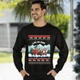thumbnail image 3 of Christmas Sweatshirt, Life on Farm Holiday Ugly Christmas Sweatshirt, Funny Festive Tractor & Farm Animals Crewneck Sweatshirt for Parties & Gifts, 3 of 5