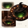thumbnail image 4 of Luckky 3D Illusion Halloween Round Mat,Soft Funny Visual Effect Area Rug with Non-Slip Bottom,Indoor Decor Floor Mat for Entryway,Living Room,Bedroom,Halloween Home Decoration, 4 of 6