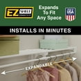 thumbnail image 6 of EZ Shelf Expandable Closet Shelf and Rod with No Brackets, 40"-73", White, 6 of 6