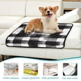 thumbnail image 6 of RMDQTR 2Pack Set of Medium and Large Pet Potty Pads Reusable Ultra-Absorbent Pet Training Pads Leak-Proof Pet Pads White Black Checkered, 6 of 7