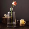 thumbnail image 6 of BalsaCircle 2 Pieces 12" Clear Glass Vases Tapered Neck Party Centerpieces Decorations, 6 of 8