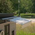 thumbnail image 3 of Stylish Series Door Window Awning - Durable Crystal Solid Polycarbonate&Sturdy Aluminum Alloy.Perfect for Wooden Wall Houses, Offering Superior Protection from Rain & Sun While Enhancing Curb Appeal, 3 of 11