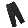 thumbnail image 4 of GrmtClth Mens Cargo Pants Convertible Quick Dry Waterproof Hiking Pants Lightweight Zip-Off Tacticalpants Relaxed Fit Stretch Pantalones with Multi Pockets Black M, 4 of 7