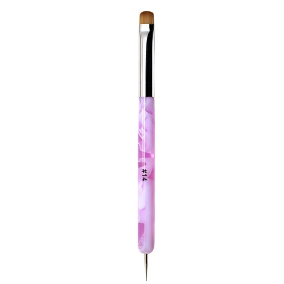 BPPEG French Manicure Brush Two Way Nail Art for Perfect and Design Use New NailsNail