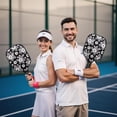 thumbnail image 6 of Pickleball Paddles Set,Pioneer Flower Floral Print Pattern Fiberglass Surface Pickleball Racket Set with 2 Indoor Outdoor Pickleball Balls and Pickleball Bag,Pickle-ball Equipment, 6 of 6