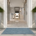 thumbnail image 3 of Safavieh Courtyard Finnian Solid Indoor/Outdoor Area Rug, Navy/Gray, 2' x 3'7", 3 of 13