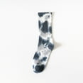 thumbnail image 2 of EnJoCho Adult Fall And Winter New Tie Dye Mid Calf Socks Couple Socks Street Personality Hop Skateboarding Socks Minimalist Women'S Short Socks Contemporary Crew-Length Socks For Women, 2 of 4
