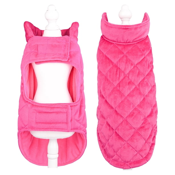 Ropa de terciopelo para mascotas, otoño e invierno, cálido chaleco de algodón para perros, gatos y cachorros, tamaño ajustable