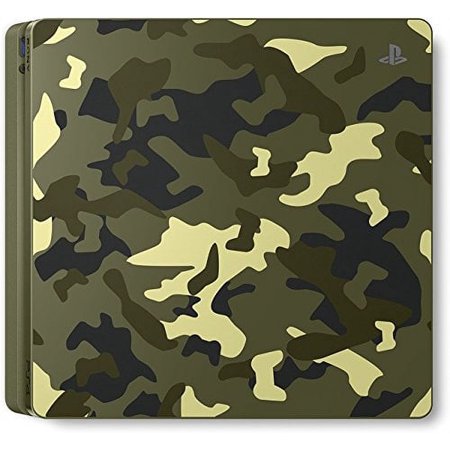 PlayStation 4 Slim Call of Duty WWII Bundle (6 Items): PSVR Launch Bundle, PS4 Slim 1TB Limited Edition Console - Call of Duty WWII Bundle, and 4 Game Discs: Doom, Skyrim, Worlds, Gran Turismo Sports