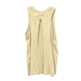 thumbnail image 6 of WAYUTE Tank Tops for Women Oversized Round Neck Sleeveless Tank Tunic Soft Breathable Tennis Gym Solid Color Cover Up Shirt,Yellow,5XL, 6 of 6