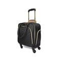 thumbnail image 1 of Equipaje Kenneth Cole REACTION Chelsea Chevron acolchado negro, 1 of 6