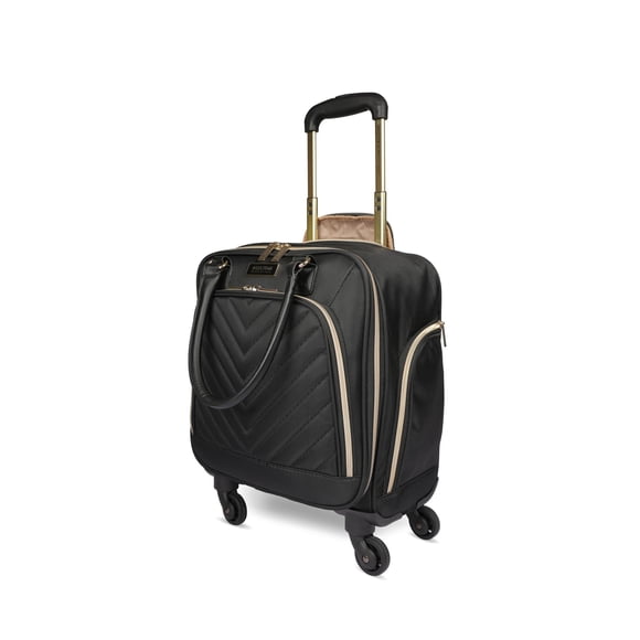 Equipaje Kenneth Cole REACTION Chelsea Chevron acolchado negro