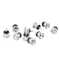 thumbnail image 1 of 10 Pcs Guitar Strap Lock Button Mushroom Straplocks Adjustable Strap Lock Pin Strap Retainer System For Ukulele Bass, 1 of 8