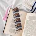 thumbnail image 4 of Kdxio Yak Print Metal Tassel Bookmarks,Perfect Gift for Art Lovers and Bookworms Metal Bookmarks for Women, 4 of 8