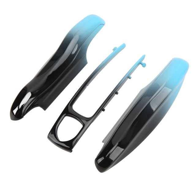 Embellecedor De Llave Remota, Funda De Llavero A Prueba De Polvo, Color Degradado Antichoque Antiarañazos Para Coche Cergrey Azul negro