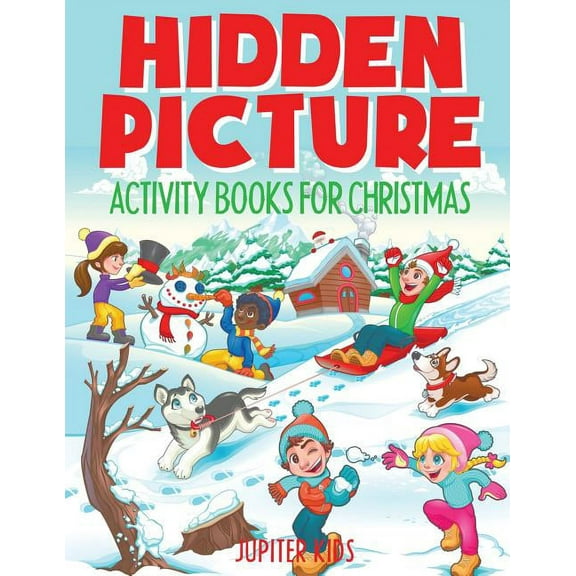 Hidden Picture Activity Books for Christmas, (Paperback)