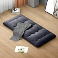 thumbnail image 2 of Costway Matelas Futon Double Japonais pour Sol, Coussin de Couchage, Housse Lavable, Sac de Transport, Noir, 2 of 10
