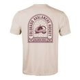 thumbnail image 3 of Men's Levelwear Khaki Colorado Avalanche Richmond Stained Glass T-Shirt, 3 of 3