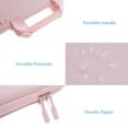 thumbnail image 3 of Funda MOSISO para portátil con funda de neopreno rosa de 16 pulgadas con funda, 3 of 6