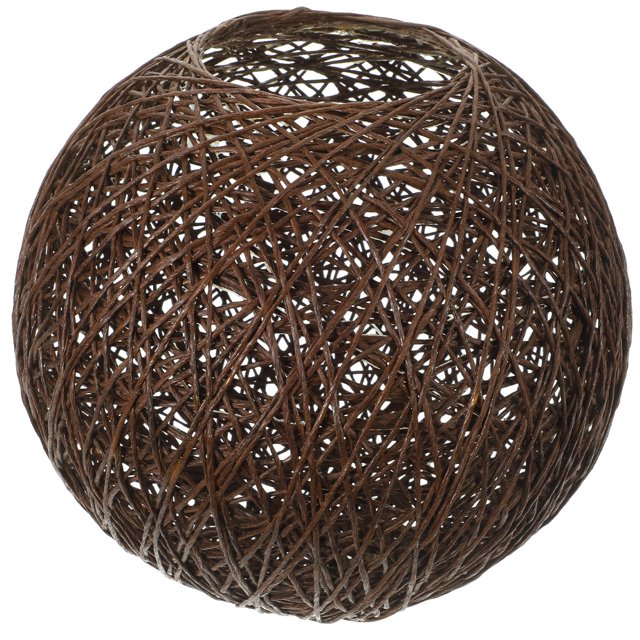 CRILSTYLEO Lampshade De Ratán Color Café Para De Con Único Y Estructura Estable