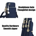 thumbnail image 2 of Organizadores de armario y almacenamiento Bolso bandolera multicapa Bolso para teléfono celular Monedero liviano Muñequera para colgar en el cuello Bolso de hombro pequeño portátil Mini bolso de hombr, 2 of 2
