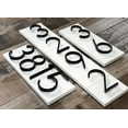 thumbnail image 4 of IIU 5-Inch Floating Metal House Number Sign, Black Coated Address Visibility Signage with Nail Kit, 4 of 6