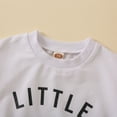 thumbnail image 4 of JIANJIA Toddler Boys Outfit Sets Letter Print Crew Neck Long Sleeve Sweatshirts Tops With Pants Tracksuit Autumn Winter Outwear, 4 of 5