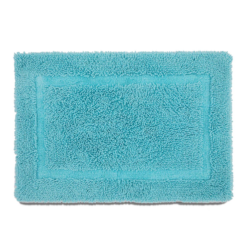 Ringspun Cotton Island Blue Bath Rug
