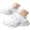 White, variant on Linfrsh Unisex-Child PU Leather Lightweight Breathable Athletic Running Sneakers for Kids Shoes for Boys Girls (Black,2)