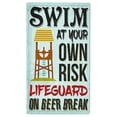 thumbnail image 2 of Funny Pool Rule Sign Swimming Pool Signage Metal Pool Sign for Pool Accessories, 2 of 5