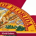 thumbnail image 4 of G128 2 Pack: Florida FL State Flag | 3x5 Ft | LiteWeave Pro Series Printed 150D Polyester, 4 Corner Brass Grommets | Vibrant Colors, Perfect For Balcony, More Durable Than 100D 75D Polyester, 4 of 10