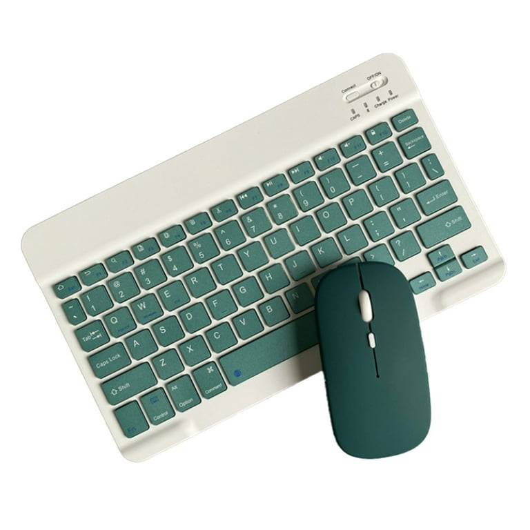 Bluetooth Keyboard and Mouse Combo Ultra-Slim Portable Compact ...