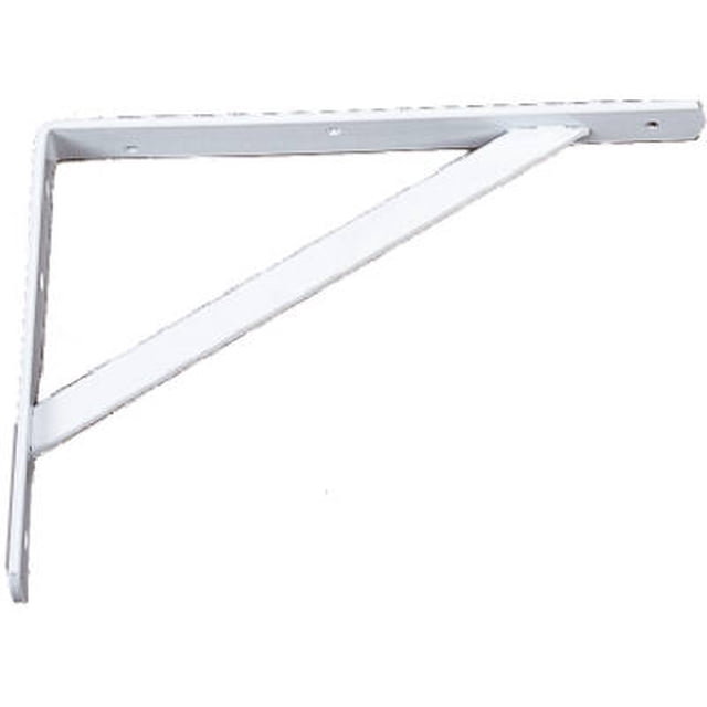 Bracket Knape & Vogt, 400 mm, acero blanco, 600 kg, soporte de pared