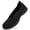 HK2565 All Black, variant on Women's Round toe Loafers Flats Shoes Slip-on Walking Sneakers Low Heel Flats