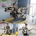 thumbnail image 2 of Clawstrider Machine Monster Building Kit with a Display Stand | Compatible with Lego Horizon Forbidden West | Iconic Machine Attack Dinosaur Model, New 2022 (7,030 Pieces),Colorful, 2 of 9