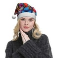 thumbnail image 5 of Saiise Mario S Christmas Hat,Santa Hat,Xmas Holiday Hat for Adults,Unisex Velvet Classic Santa Hat for Xmas New Year Party Headwear, 5 of 7