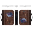 thumbnail image 4 of HELLHERO Colorful Lion Butterfly Print Bible Cover, Large Capacity PU Leather Bible Case for Prayer Church, Protective Bible Carrying Case, 4 of 12