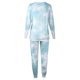 thumbnail image 4 of Pantalones de manga larga estampados sueltos de moda para mujer, traje informal de dos piezas Wmkox8yi bvn2492, 4 of 7