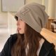thumbnail image 4 of Gorros de lana de punto holgados para mujer, gorros de invierno suaves y cálidos para mujer, gorros de lana tejidos con calaveras, 4 of 5