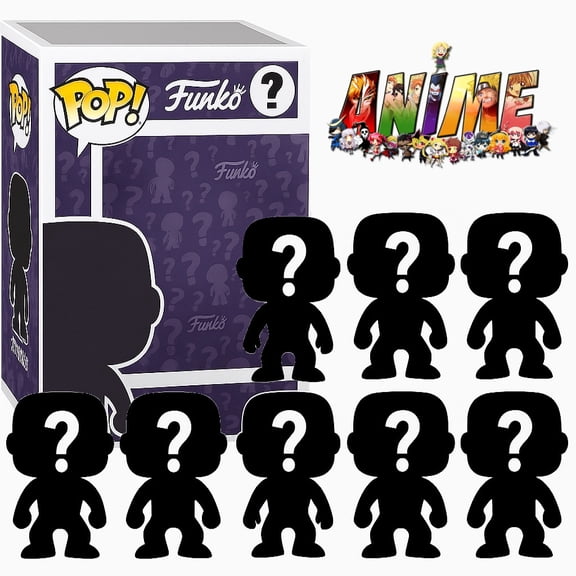 Pack of 8 Surprise Mystery Anime Funko Pop! Randomly Selected