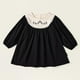 thumbnail image 2 of Odeerbi 2-8 Años Niñas Princesas Florales Vestido Retro Vintage Algodón Vestido Infantil Cuello Redondo Bordado Manga Larga, 2 of 5
