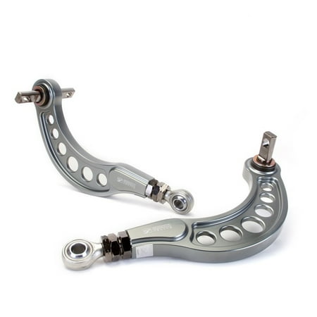 Skunk2 Rear Camber Kit - Skunk2 Racing 516-05-0660 Pro Series Rear Camber Kit; V3 Design w/Spherical Heim Joint For Wheel Hub Mounting Point; Incl. Control Arms/Polyurethane Bushings; Hard Anodized; Set of 2;