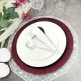 Efavormart 10 Pack | 13" Burgundy Disposable Charger Plates, Cardboard ...