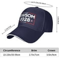 thumbnail image 5 of Newsom 2028 Hat Newsome for President 2028 Hat Adjustable Trucker Cap for Men Women, 5 of 8