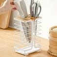 thumbnail image 4 of Knife Block Rack Drain Shelf Storage Stand Tray Tool Holder Kitchenware Multi-Specification Card Slot Kitchen Islands, 4 of 16