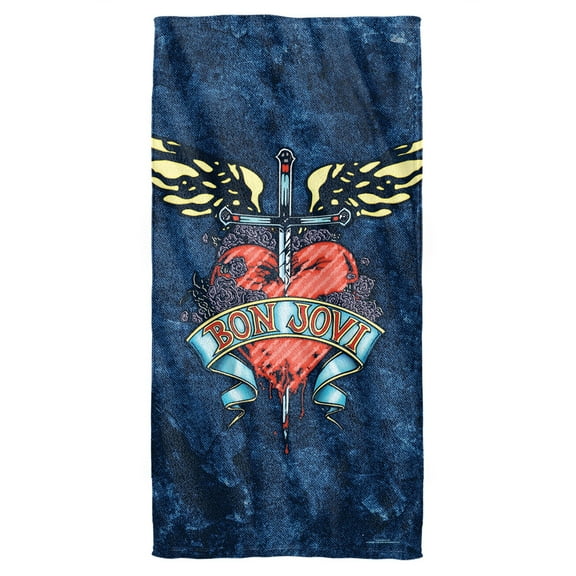 Bon Jovi Weathered Denim Towel (30x60)