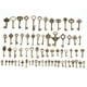 thumbnail image 2 of Juego de llaves, 69 piezas, surtido de llaves antiguas de bronce vintage Llaves vintage creadas con maestría, 2 of 12