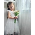 thumbnail image 4 of Arshiner Toddler Tutu Dress Girls Rainbow Tulle Dresses Ruffle Tiered Swing Twirly Summer Sundress, 4 of 6
